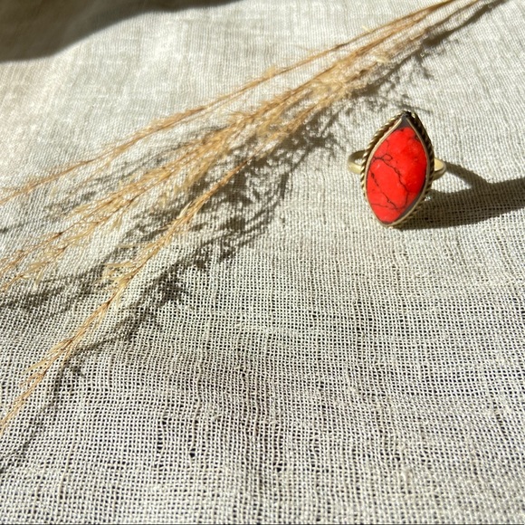 Ethnic oxidized Kuchi fashion handmade ring - Picture 4 of 4